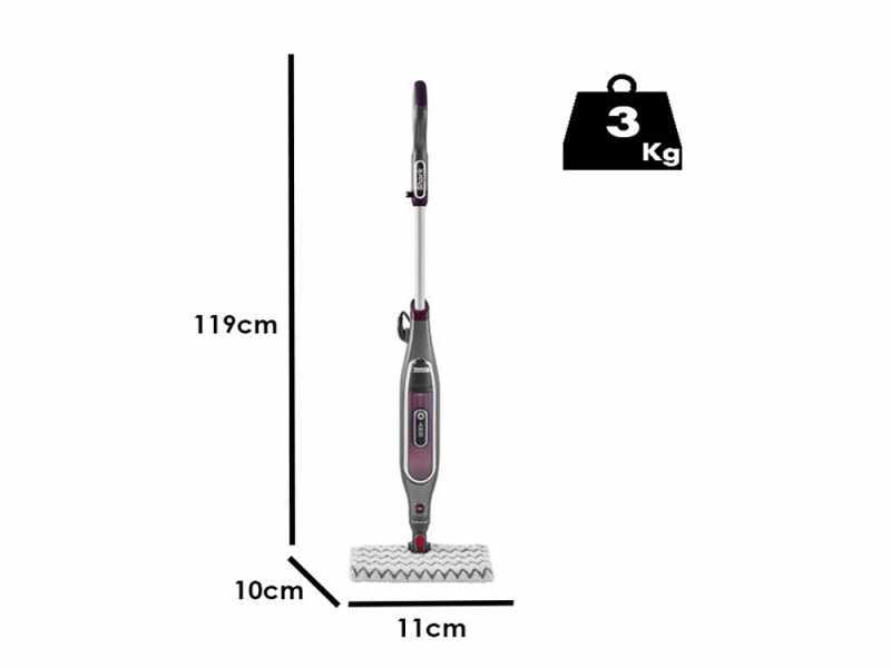 Shark Klik n' Flip con Steam Blaster S6003EU - Scopa a vapore - 1200W
