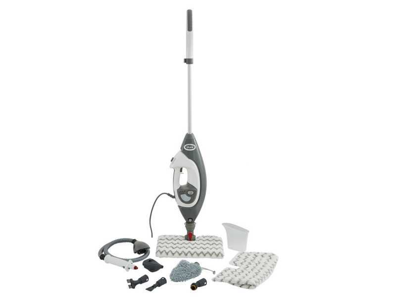 Shark Klik 'n' Flip con Steam Blaster S6005EU - Scopa a vapore elettrica 2 in 1