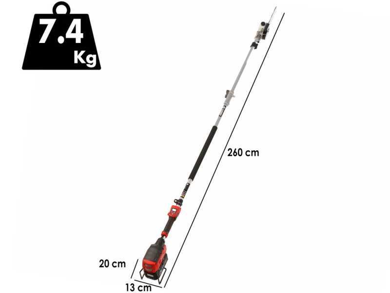 Blue Bird PCS 23-10 - Potatore a batteria su asta - 50.4V - SENZA BATTERIE E CARICABATTERIE