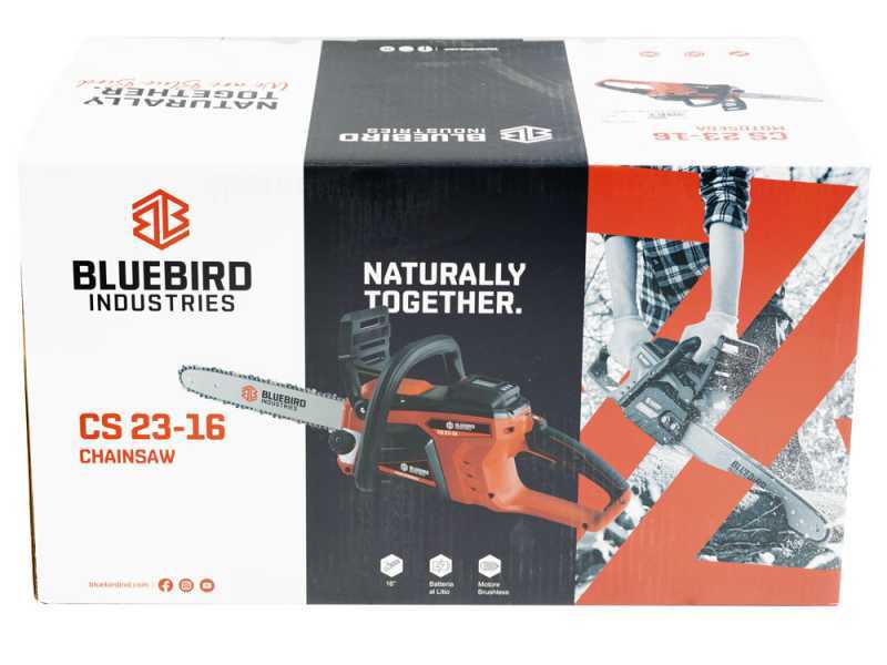 Blue Bird CS 23-16 - Elettrosega a batteria - 50.4 V - SENZA BATTERIE E CARIBATTERIE