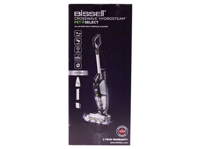 Bissell CrossWave Hydrosteam PET Select &ndash; 3-in-1-Bodenreiniger zum Waschen, Trocknen und Staubsaugen &ndash; mit Dampf