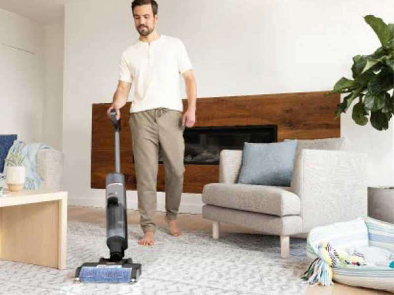Shark HydroVac WD210EU - Lavapavimenti a batteria senza fili 2 in 1: lava e asciuga