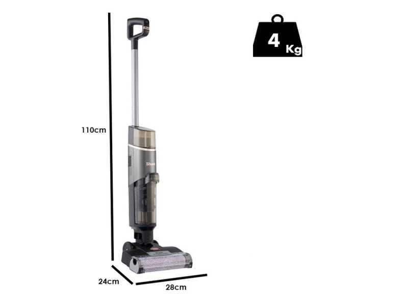 Shark HydroVac WD210EU - Lavapavimenti a batteria senza fili 2 in 1: lava e asciuga