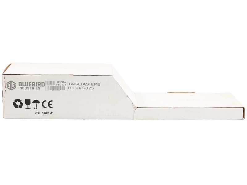 Blue Bird HT 261-J75 - Tagliasiepi a scoppio con lama da 75 cm - 25,4 cc