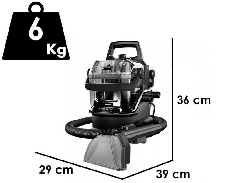 Bissell SpotClean HydroSteam Select - Lavamoquette - Tappezzerie - 1000W