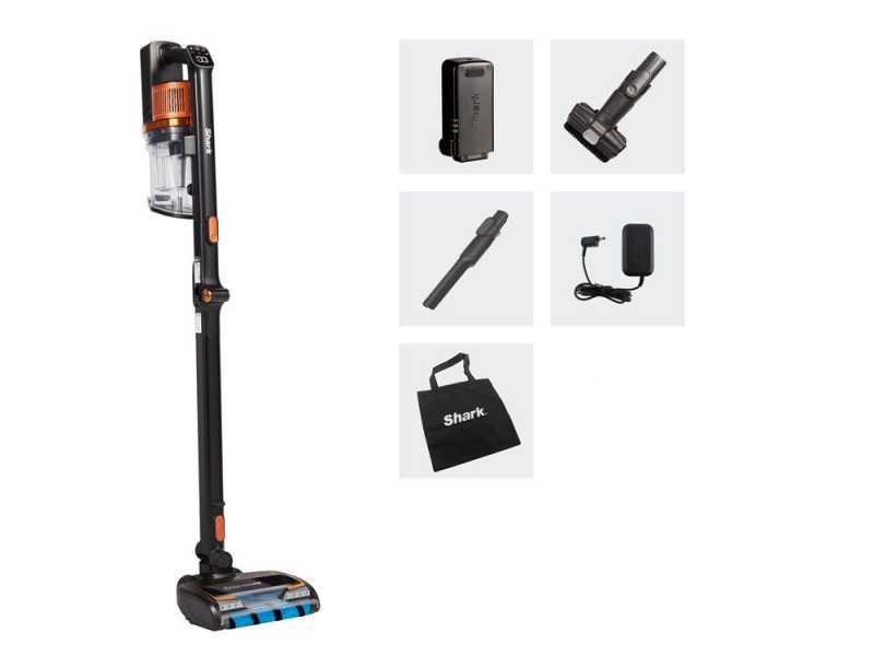Shark Powerfins IZ300EU - Aspirapolvere - Scopa a batteria - 2 in 1 - Batteria da 21.6V