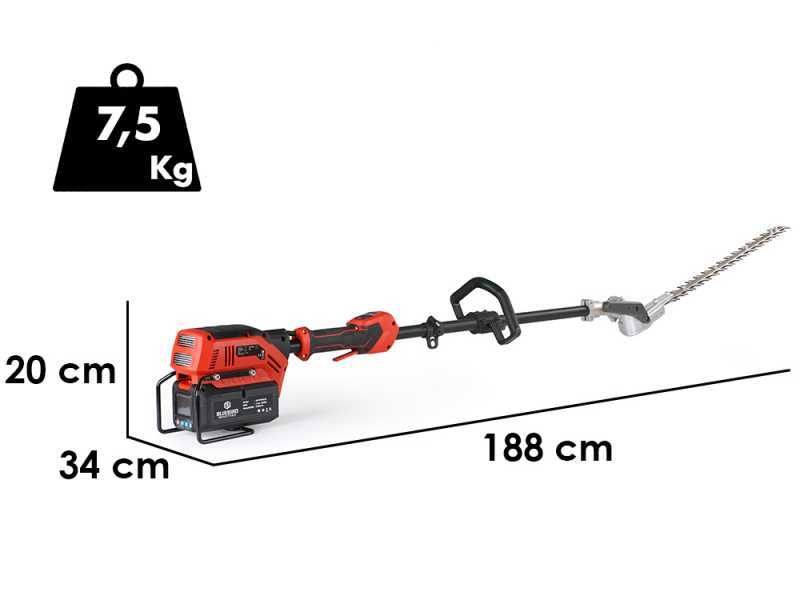 Blue Bird PHT 23-54 - Tagliasiepi a batteria su asta di prolunga - 50,4V/5Ah