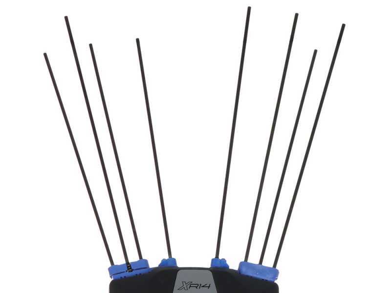 VESCO GALAXY XR14T.1 - Abbacchiatore con batteria a litio - Asta telescopica 210-320 cm - 14.4V 6Ah