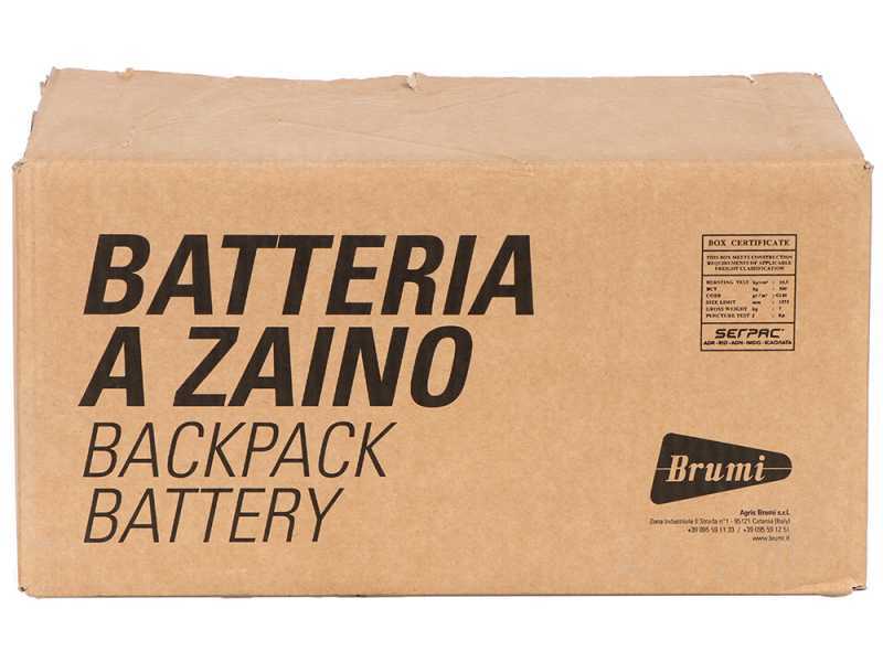 Brumi Backpack 36V - Gruppo di alimentazione per attrezzi elettrici - 36V/20Ah