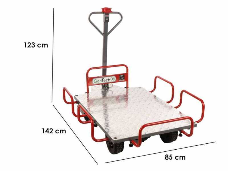 GeoTech E-Truck 400 - Carrello elettrico a batteria 40V 6Ah