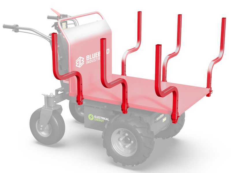 Blue Bird - Sponde portalegna per motocarriola Carrier 500