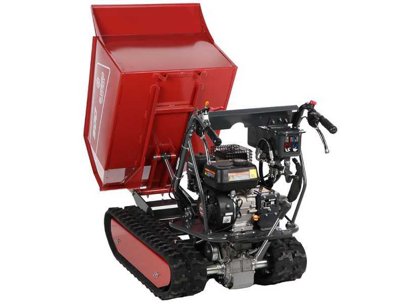 Blue Bird Carrier 500 DH - Motocarriola cingolata dumper - Portata 500Kg