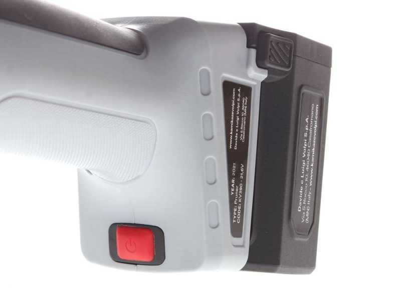 Volpi KV390 - Forbice elettrica da potatura - SENZA BATTERIA E CARICABATTERIA