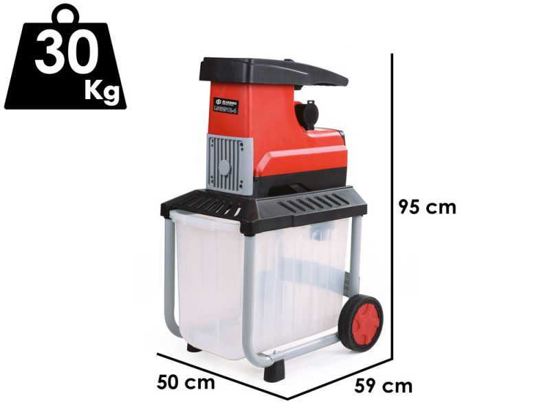 Blue Bird SH 2500 - Biotrituratore elettrico - Con cesto di raccolta