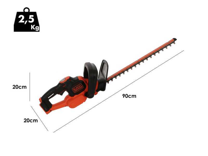 Black &amp; Decker GTC18452PCB-XJ - Tagliasiepi a batteria - SENZA BATTERIA E CARICABATTERIE