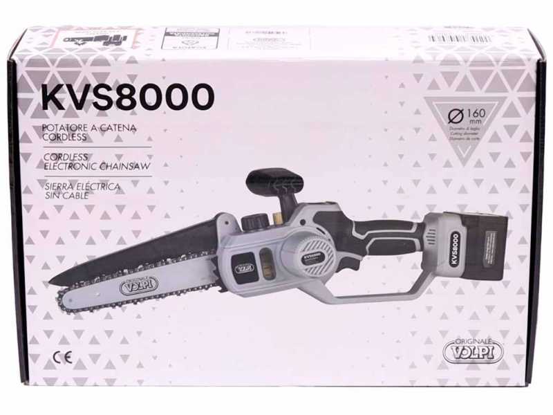 Volpi KVS8000 - Potatore manuale a batteria - 21.6V - SENZA BATTERIA E CARICABATTERIA