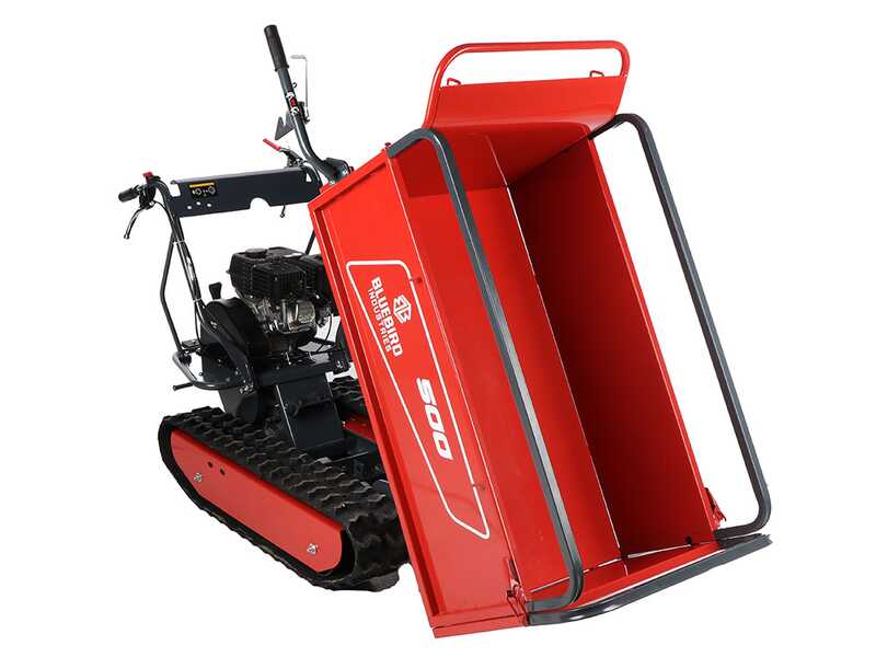 Blue Bird Carrier 500 - Motocarriola cingolata estendibile - Portata 500Kg