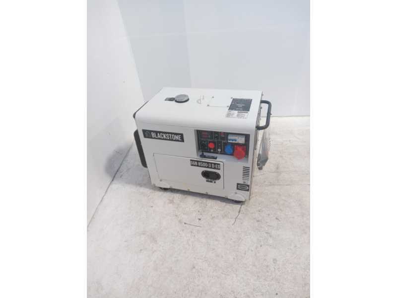 OUTLET - DIFETTI ESTETICI - Blackstone SGB 8500-3 D-ES - Generatore di corrente diesel silenziato con AVR 6.3 kW - Continua 6 kW trifase