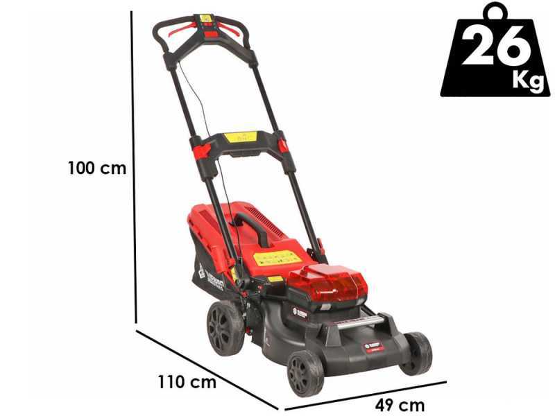 Blue Bird LM 22-41 - Tagliaerba a batteria - 2x 18V/5Ah - Taglio 41 cm