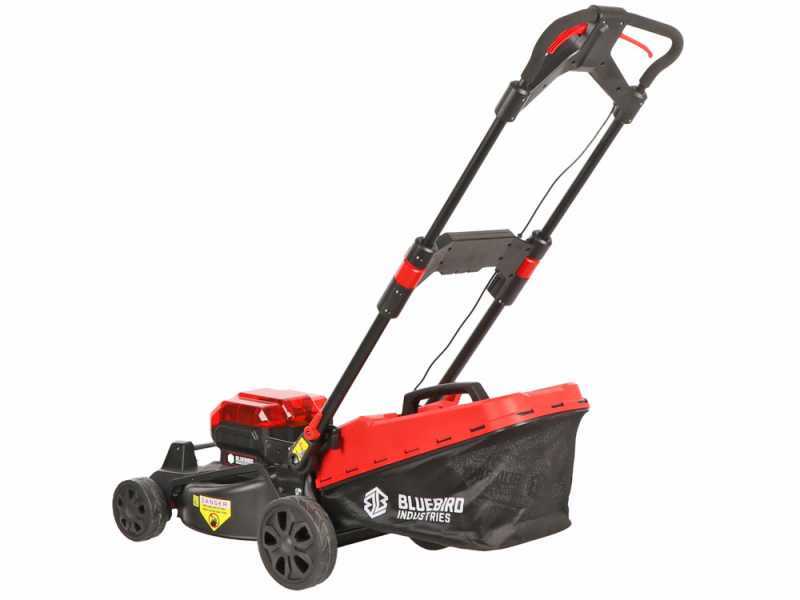 Blue Bird LM 22-41 - Tagliaerba a batteria - 2x 18V/5Ah - Taglio 41 cm