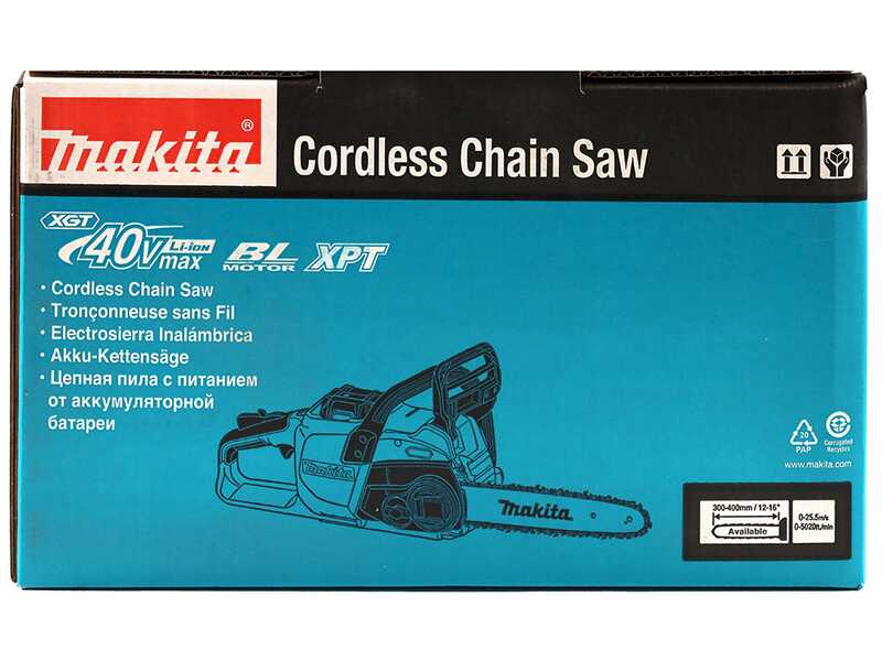 Makita XGT UC022G - Elettrosega a batteria - Taglio da 35cm - 40V/5Ah