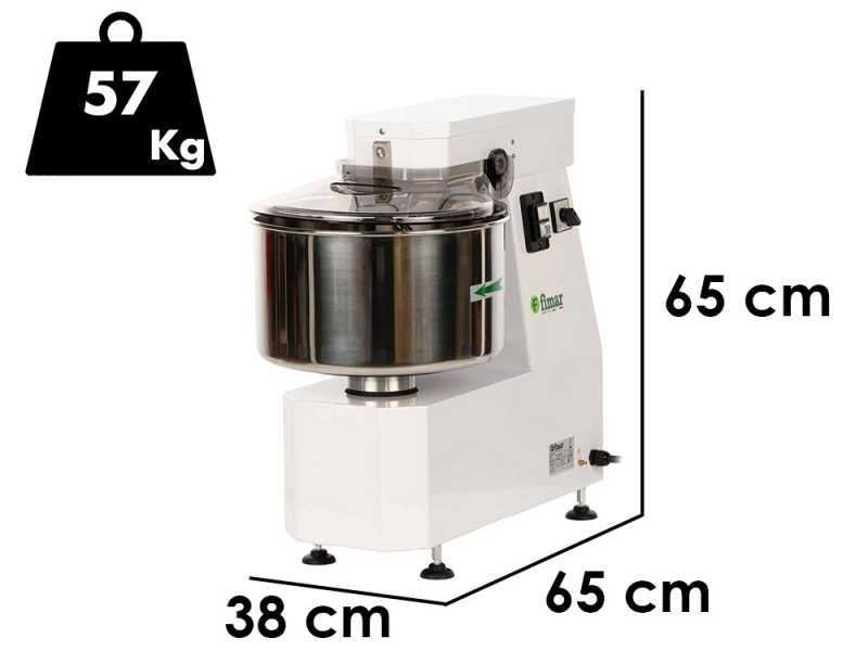 Fimar 20LN - Impastatrice a spirale - Trifase - 16 Kg - 2 Velocit&agrave;