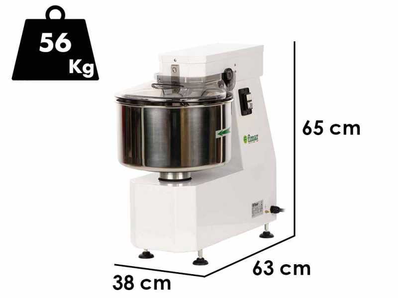 Fimar 15LN - Impastatrice a spirale - Trifase - 10 Kg