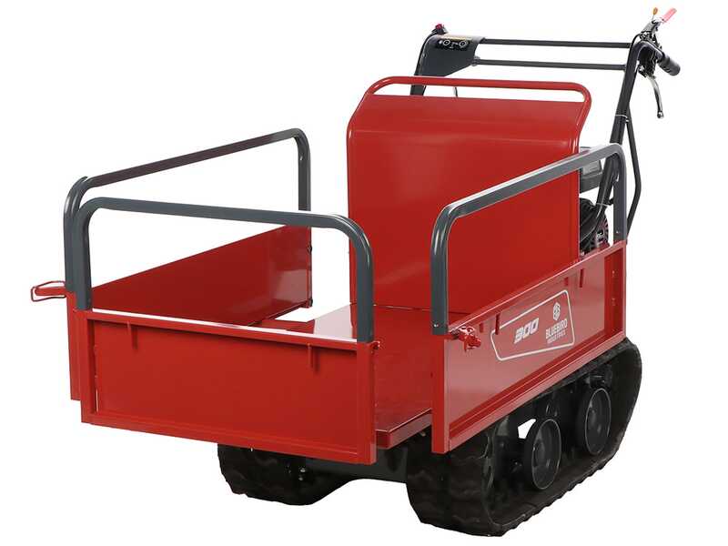 Blue Bird Carrier 300 - Motocarriola cingolata estendibile - Portata 300Kg