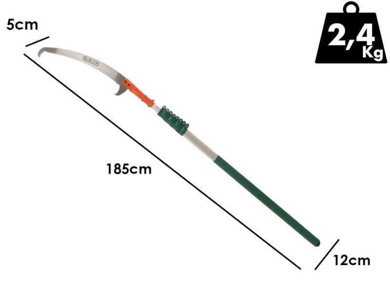 GeoTech STP S 550 - Segaccio su asta di prolunga - 185-550cm
