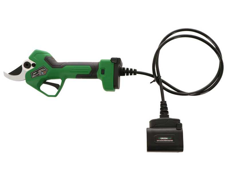 GreenBay TopCut 45 - Forbice elettrica da potatura - 2x 21.6V 4Ah