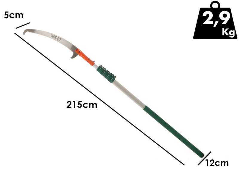 GeoTech STP S 700 - Segaccio su asta di prolunga - 215-700cm