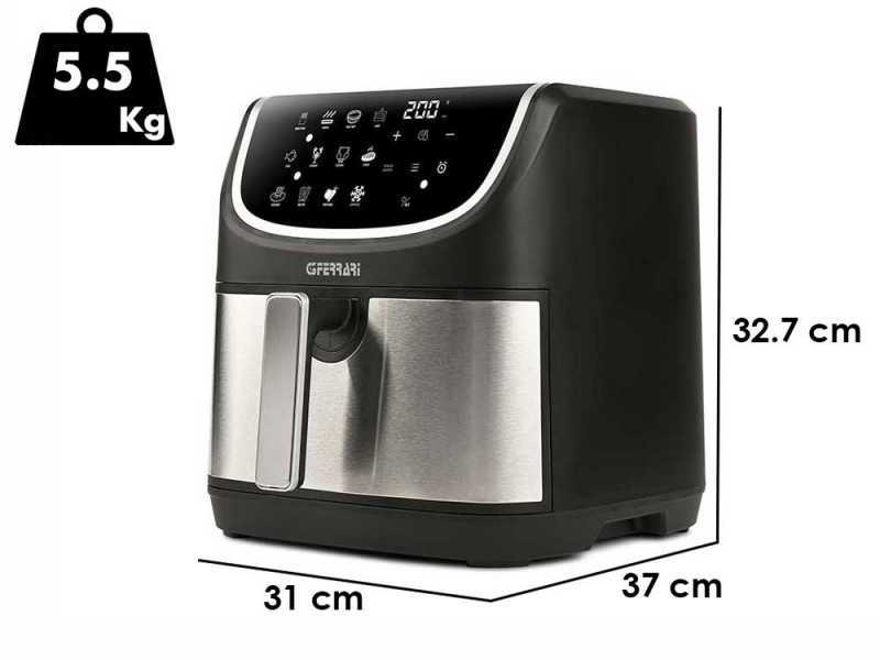 G3 Ferrari Friggisano Grill - Friggitrice ad aria multifunzione 8L