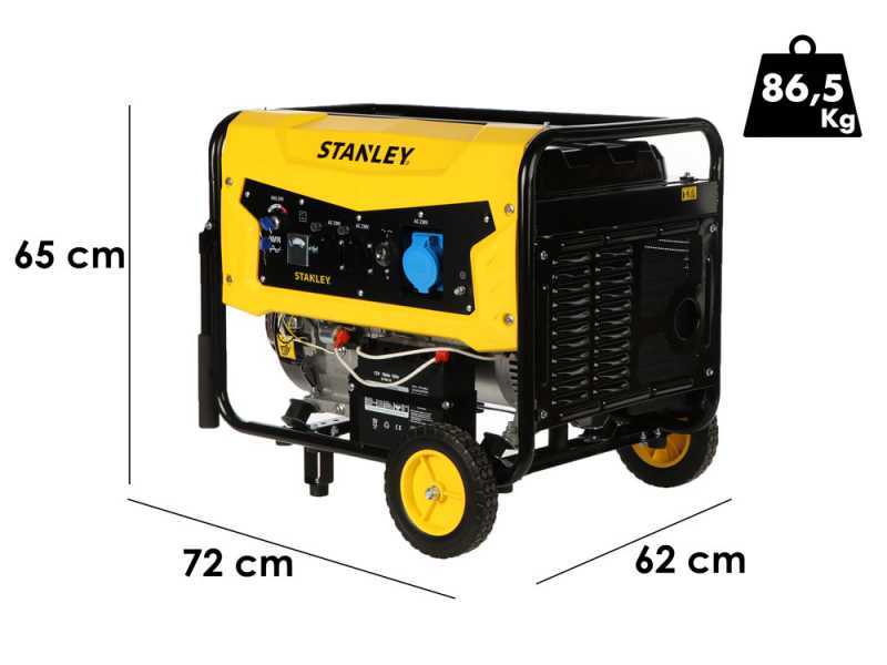 Stanley SG 5600B-1 - Generatore di corrente a benzina - AVR - 5.5 kW - Continua 5.0 kW Monofase