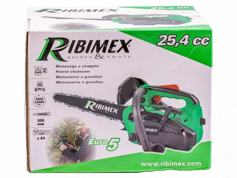 Ribimex PRTRT301/LC - Motosega a scoppio da potatura - Lama carving 30cm