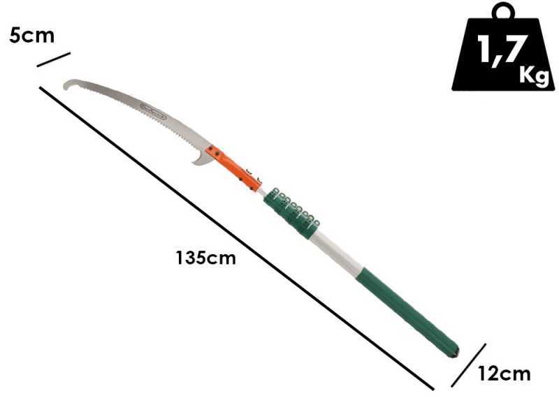 GeoTech STP S 300 - Segaccio su asta di prolunga - 135-300cm