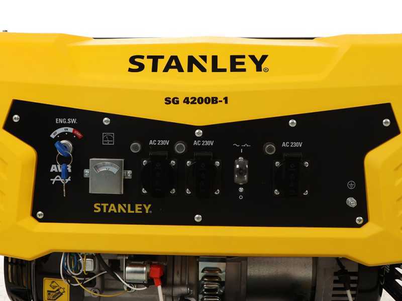 Stanley SG 4200B-1 - Gruppo elettrogeno a benzina - AVR - 4.3kW monfase