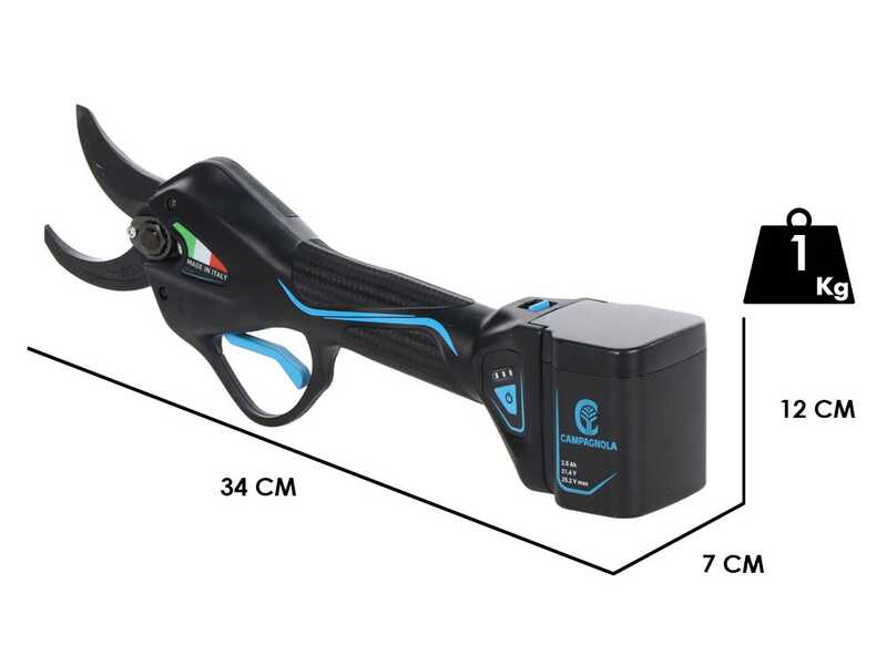 Campagnola NOVA 40 - Forbice elettrica a batteria - Diametro di taglio 40mm - Senza batteria e caricabatteria