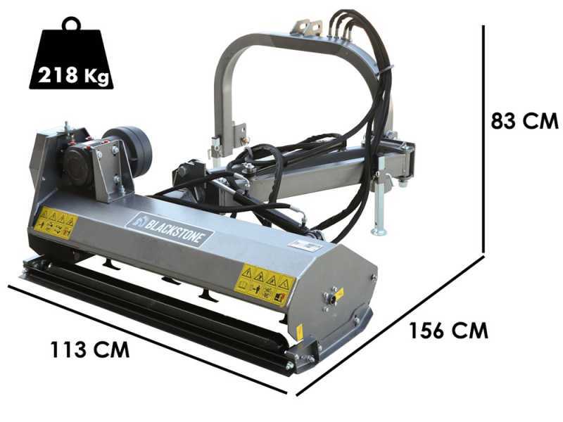 BlackStone BV 100 L - Trincia argini laterale per trattore - Serie leggera