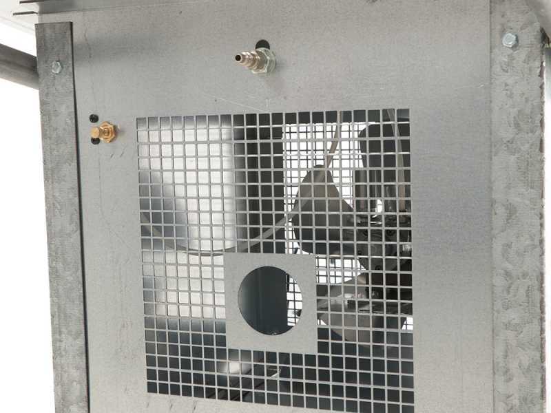 OUTLET - UTILIZZATO PER PROVA - Defogliatrice pneumatica per olive ad aria compressa 11-S Zincato - con griglia di pre-filtraggio
