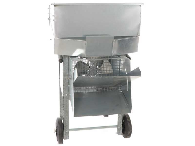 OUTLET - UTILIZZATO PER PROVA - Defogliatrice pneumatica per olive ad aria compressa 11-S Zincato - con griglia di pre-filtraggio