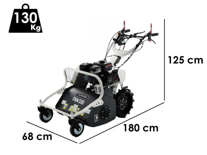 OUTLET - UTILIZZATO PER PROVA - Blackstone FWM 590 - Trinciaerba professionale a martelli
