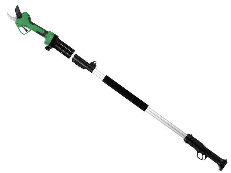 GreenBay TopCut 45 - Forbice elettrica da potatura su asta 150-210 cm - 2x 21.6V 4Ah