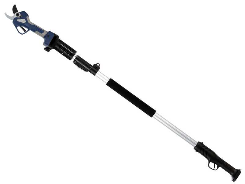 Bullmach ARTEMIS 45 - Forbice elettrica da potatura su asta 150-210 cm - 2x 21.6V 4Ah - Diametro di taglio 45mm