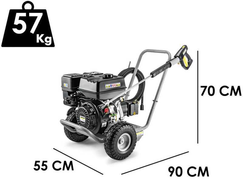 OUTLET - DIFETTI ESTETICI - Idropulitrice a scoppio Karcher PRO HD 9/25 G Classic - Motore Loncin G390FA - a benzina