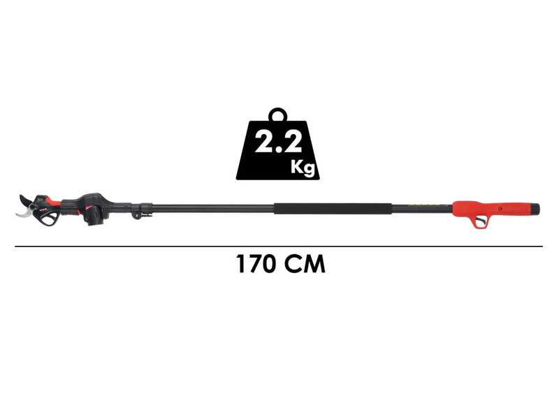 Blue Bird PS23-28+CS23-05A - Kit Forbice su asta + Potatore a batteria - 3x 14.4V 2.5Ah