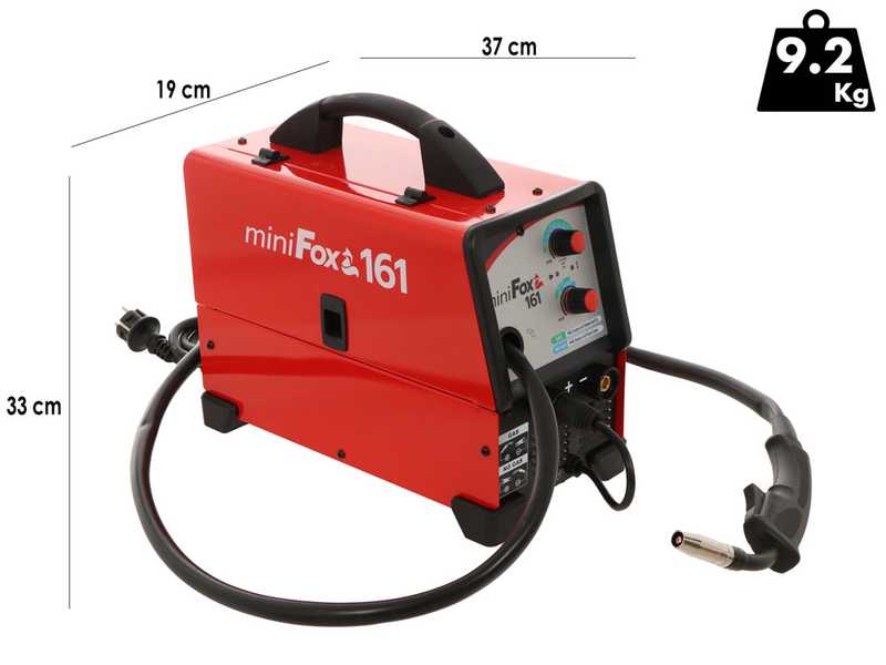 Helvi Mini FOX 161 -  Saldatrice Inverter (MIG/MAG) corrente continua (DC)