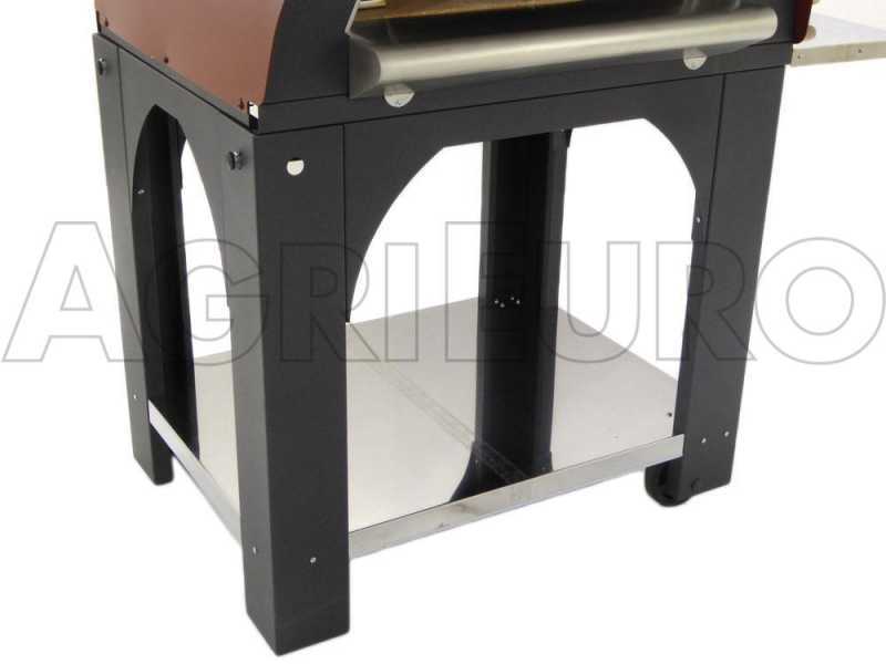 Forno a legna per pizza da esterno Cibus Red - 4 pizze