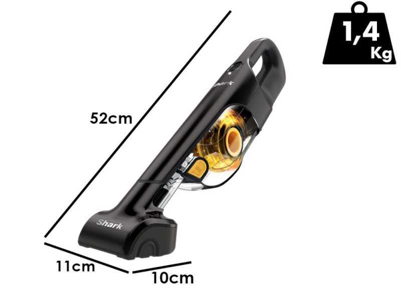 Shark CH950EUT - Aspirapolvere portatile ricaricabile - batteria da 10.8V 2Ah - Con Pet Kit