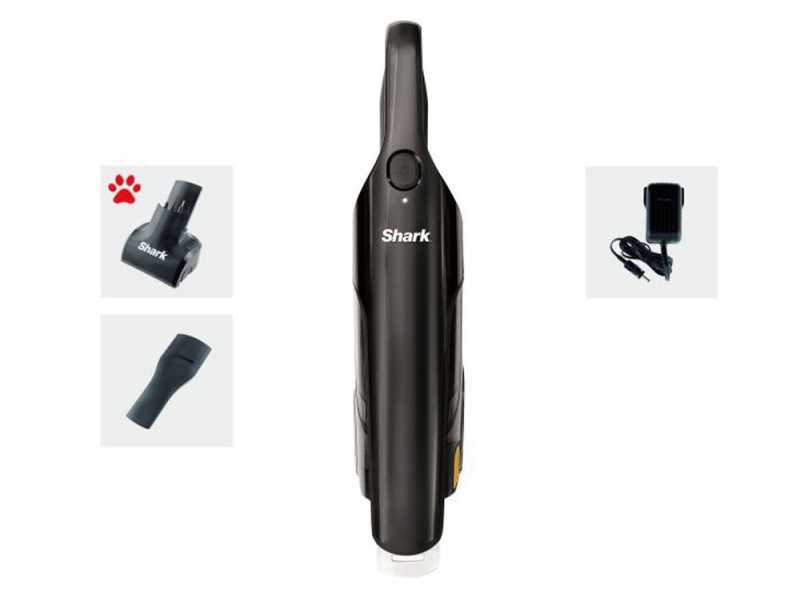 Shark CH950EUT - Aspirapolvere portatile ricaricabile - batteria da 10.8V 2Ah - Con Pet Kit