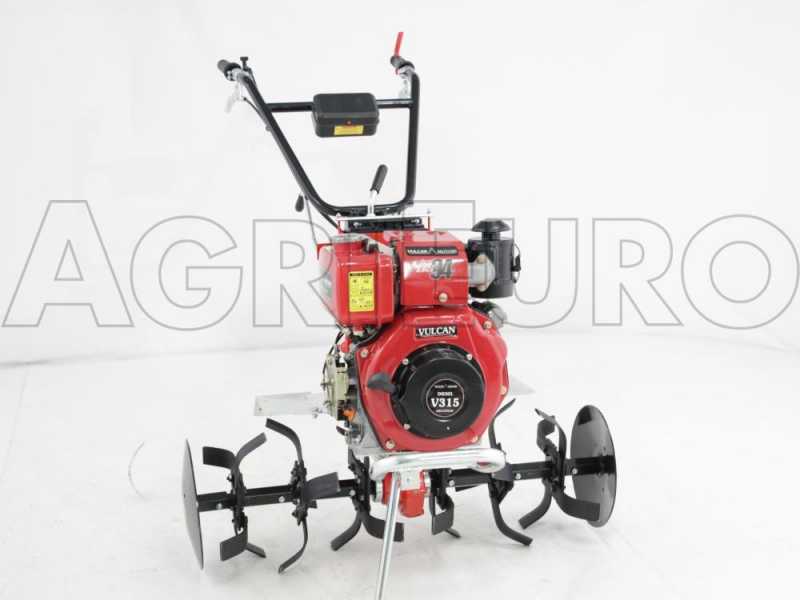 Diesse DS94 - Motozappa diesel 7 HP - Vulcan 296cc con Avviamento elettrico 